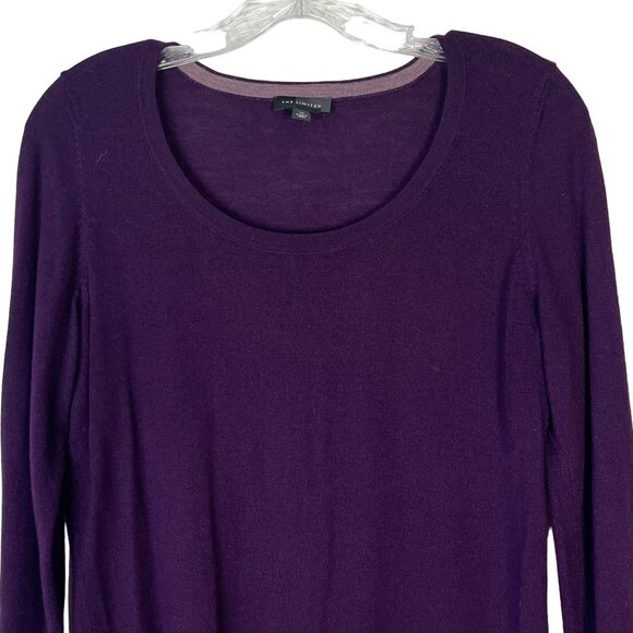 The Limited Light Weight Sweater Womens Medium Purple Wool Blend - Picture 3 of 6